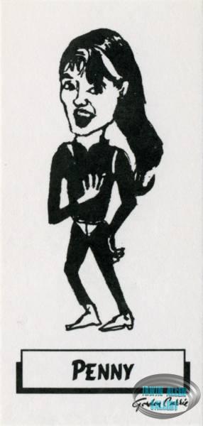 Penny Robinson Caricature Card