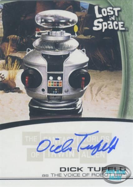 Dick Tufeld Autograph Card A15