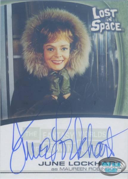 June Lockhart Autograph Card A17