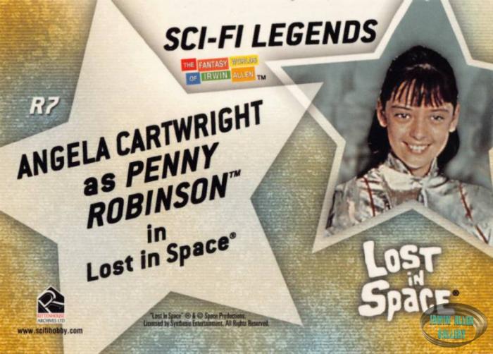 Legends Card Back #R7 Angela Cartwright