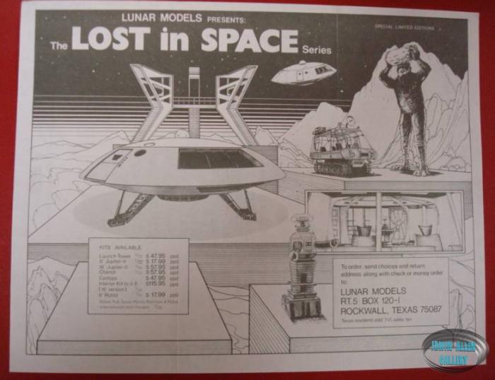 Lunar Models Lost in Space flyer