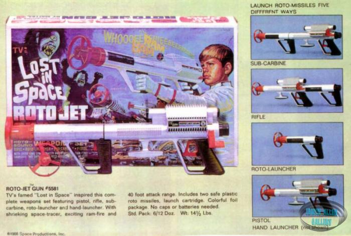 Lost In Space Roto-Jet Gun Trade Ad