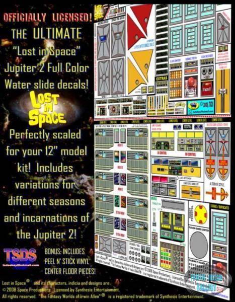 Jupiter 2 Water-Slide Decals
