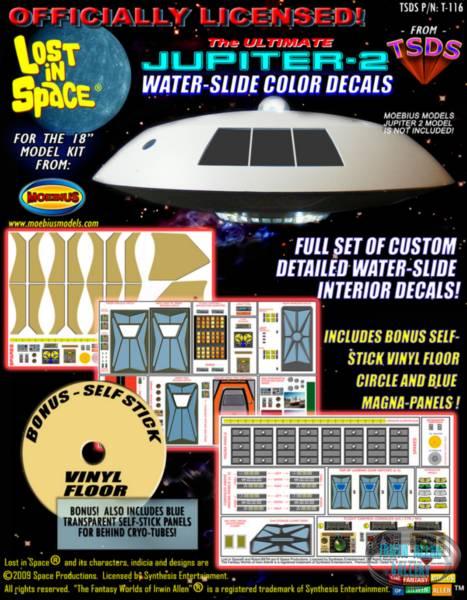 Jupiter 2 Water-Slide Color Decals