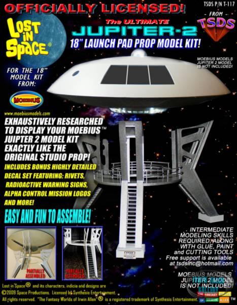 Jupiter 2 18" Launch Pad Prop Model Kit