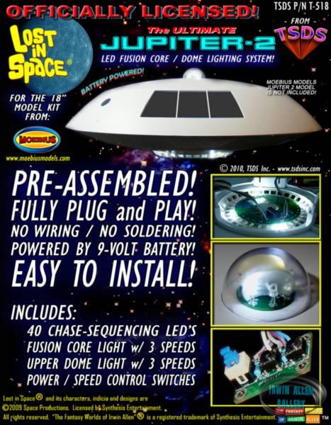 Jupiter 2 LED Fusion Core and Dome Lighting System