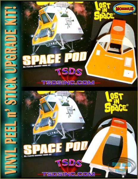 Space Pod Vinyl Peel n' Stick Upgrade Kit