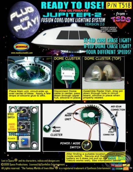 Jupiter 2 Fusion Core/Dome Lighting Kit