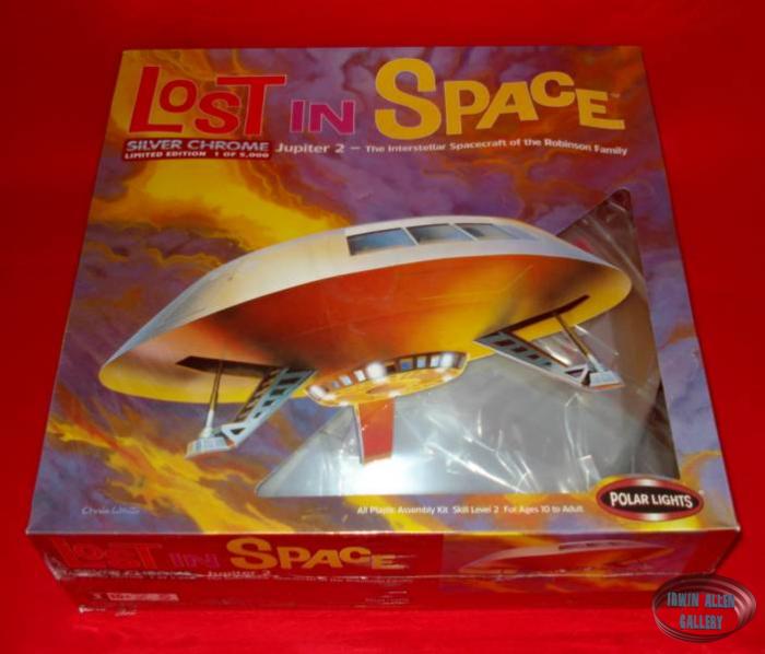 Silver Chrome Jupiter II Model Kit