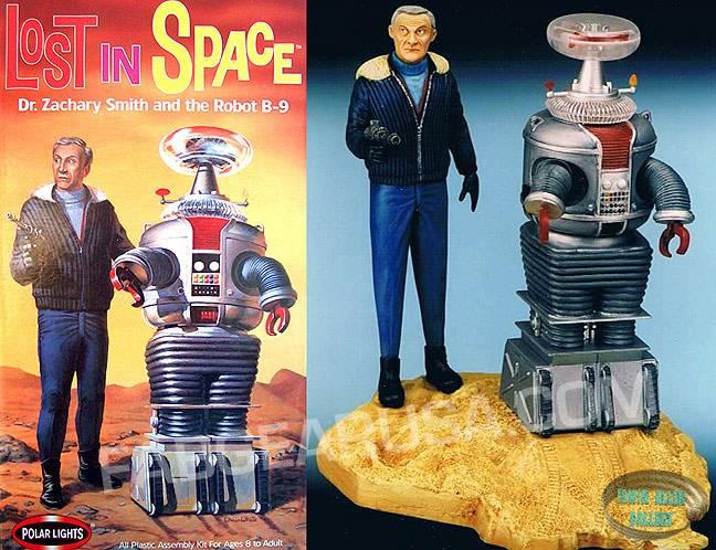 Dr. Smith and The Robot Model Kit From Polar Lights