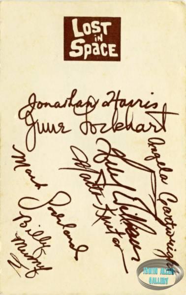 Facsimile Signed Postcard Back