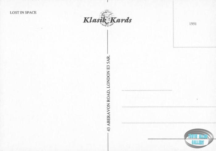 Lost in Space Klasik Kards Postcard