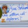 June Lockhart Autographed Card