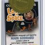 Mark Goddard Autographed Costume Card Back