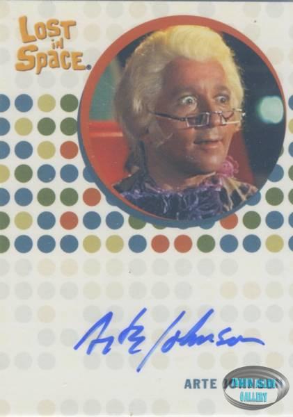 Arte Johnson Autograph Card