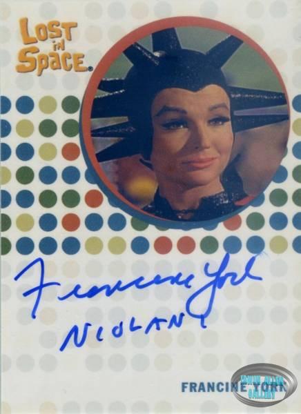 Francine York Autograph Card
