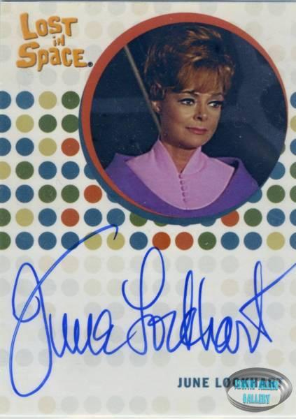 June Lockhart Autograph Card