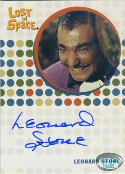 Leonard Stone Autograph Card