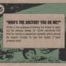 Lost in Space 40th Anniversary Expansion Card #75 Back