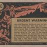 Lost in Space 40th Anniversary Reprint Card #30 Back