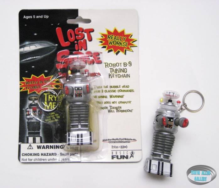 Basic Fun B9 Robot Keychain
