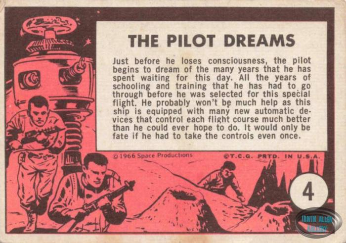 Lost in Space Topps #4 Back