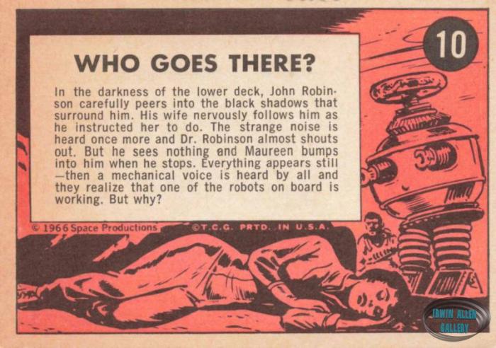 Lost in Space Topps #10 Back