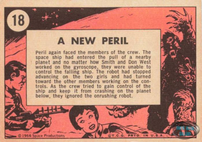 Lost in Space Topps #18 Back