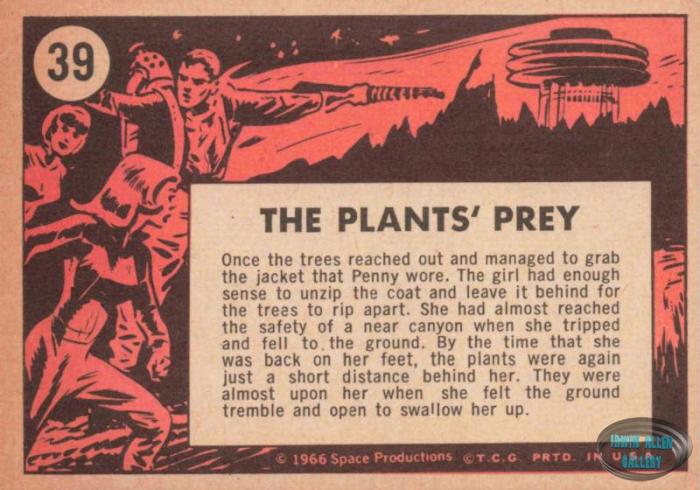 Lost in Space Topps #39 Back