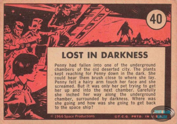 Lost in Space Topps #40 Back