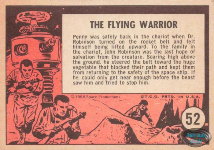 Lost in Space Topps #52 Back