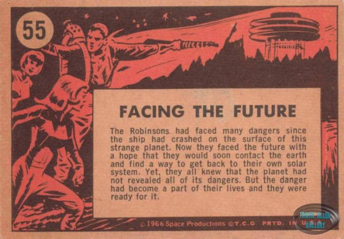 Lost in Space Topps #55 Back