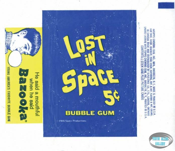 Wrapper from Lost in Space Trading Card Set