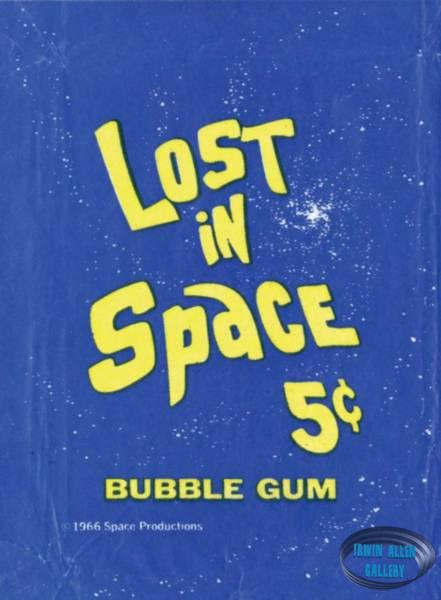 Wrapper from Lost in Space Trading Card Set