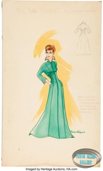 Maureen Robinson Robe and Sketch