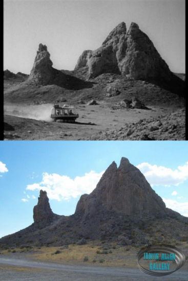 Location for filming Chariot at Trona Pinnacles