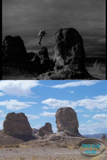 Location for filming Jet Pack at Trona Pinnacles