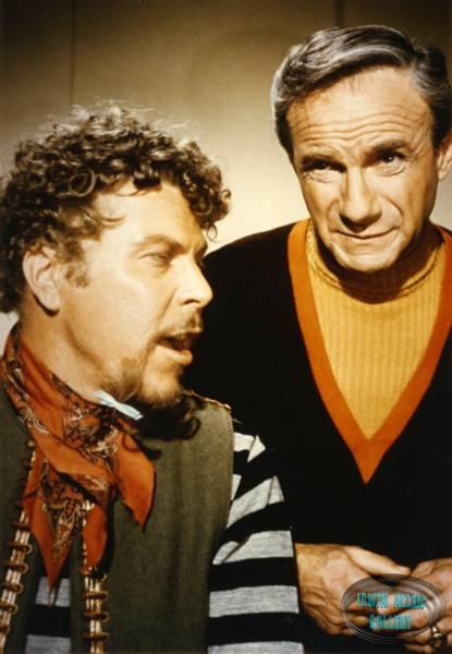 Albert Salmi and Jonathan Harris