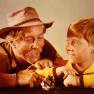 Strother Martin and Bill Mumy