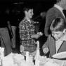 Billy Mumy cutting his birthday cake