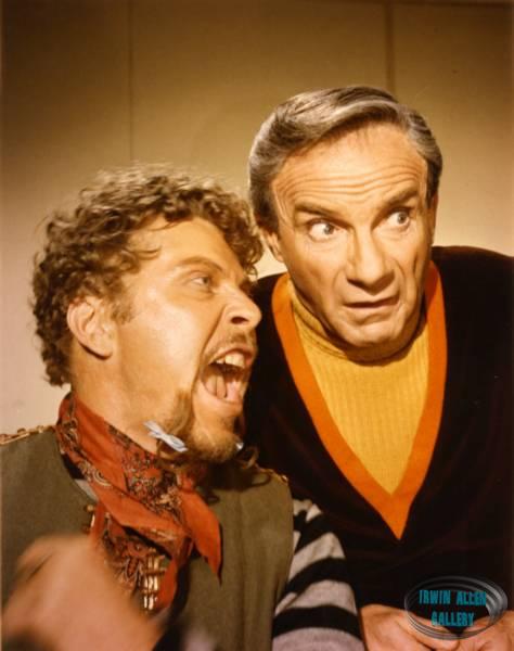 Albert Salmi and Jonathan Harris