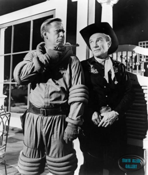 Jonathan Harris and Allan Melvin