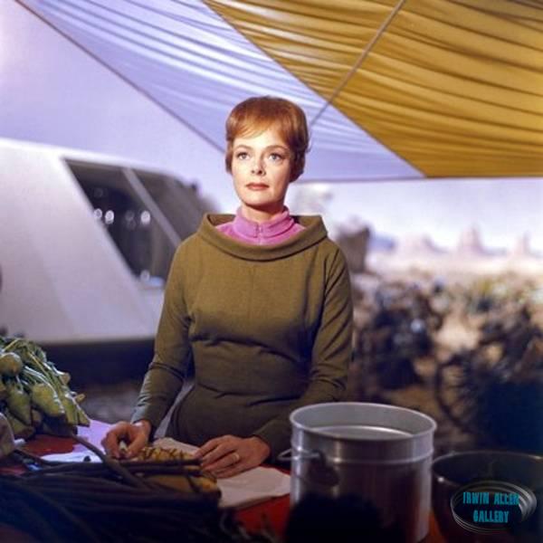 June Lockhart prepares dinner