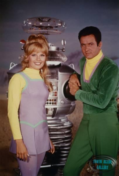 Marta Kristen and Mark Goddard