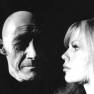 John Carradine and Marta Kristen