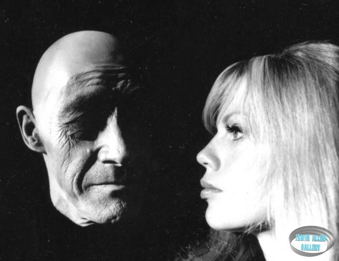 John Carradine and Marta Kristen