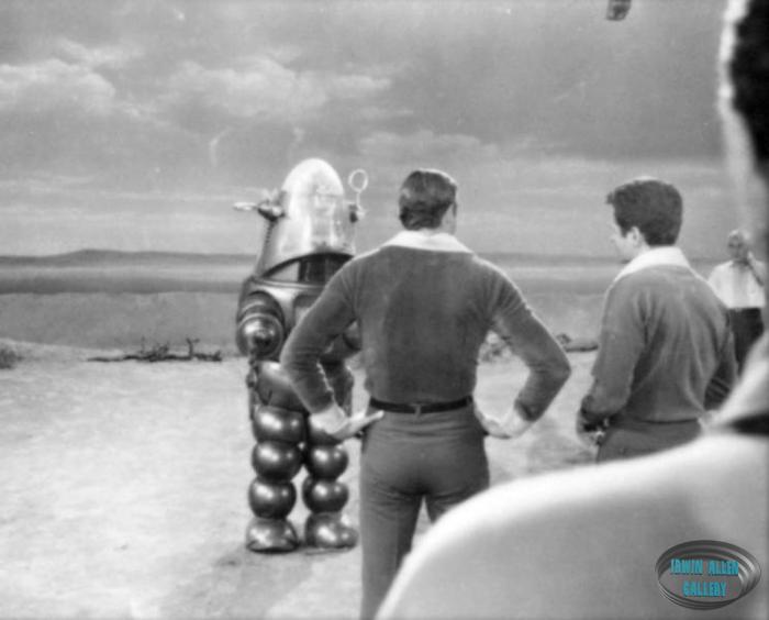 Robby, Guy and Mark watched by crew