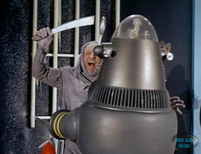 Robby and Marcel Hillaire in Condemned of Space