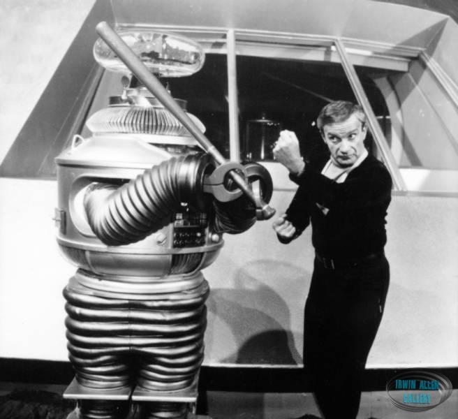 Jonathan Harris with Robot