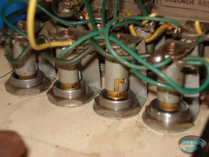 Back of Flight Console Radar Panel Prop Switch Panel